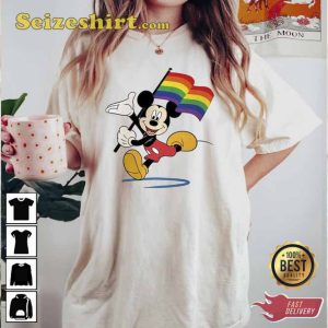 Vintage Disney Mickey Pride Nite 2023 LGBT Cotton T-Shirt