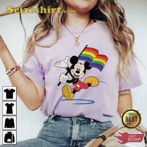 Vintage Disney Mickey Pride Nite 2023 LGBT Cotton T-Shirt