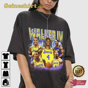 Vintage Lonnie Walker IV Basketball Los Angeles Lakers Shirt