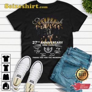 Nightwish 27th Anniversary 1966-2023 Signatures T-Shirt