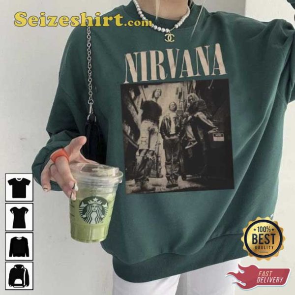 Rock Nirvana Band Smells Like Teen Spirit Nevermind Music T-Shirt