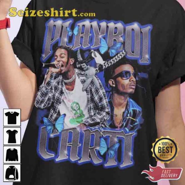 Vintage Playboi Carti New Choppa Fashion T-shirt