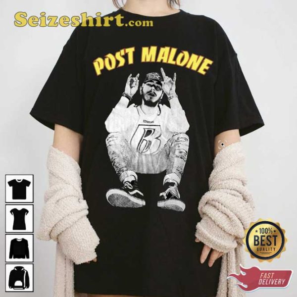 Post Malone Twelve Carat 2023 Tour Including Manchester Gig Shirt