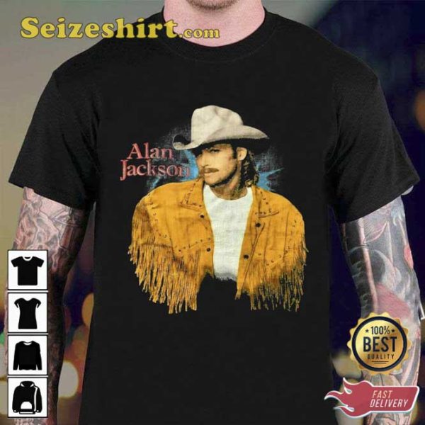 Vintage Rare 1993 Alan Jackson Graphic Unisex T-Shirt