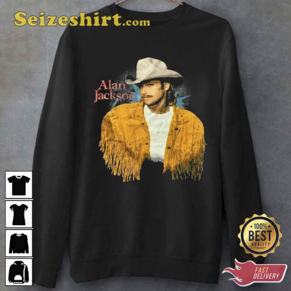 Vintage Rare 1993 Alan Jackson Graphic Unisex T-Shirt