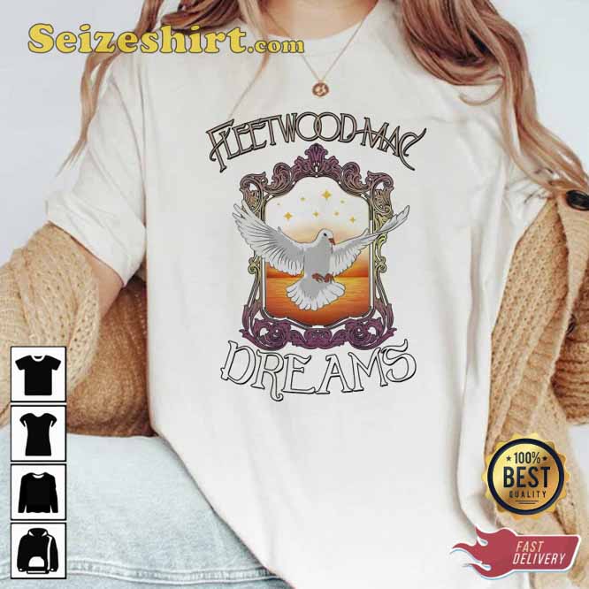 Fleetwood Mac Dove Symbol Of Peace Rumours Dreams T-shirt