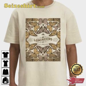 Vintage The Lumineers Butterflies Chaifetz Arena T-shirt