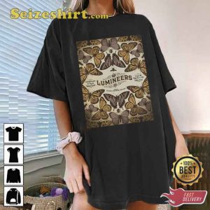 Vintage The Lumineers Butterflies Chaifetz Arena T-shirt