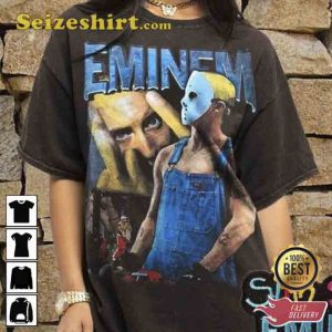 Vintage Wash Eminem Godzilla Music To Be Murdered T-shirt