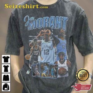 Basketball Vintage Wash Ja Morant Shirt Unisex Shirt
