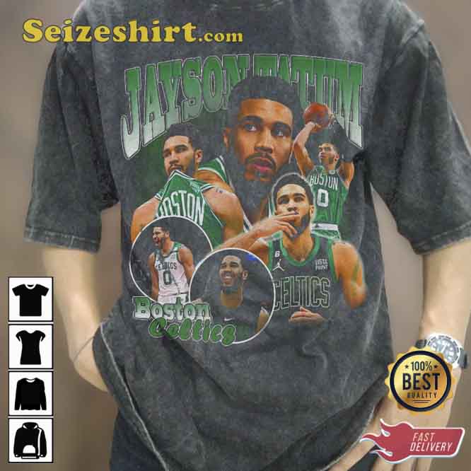 Vintage Green Style Jayson Tatum Boston Celtics Basketball Unisex T-Shirt