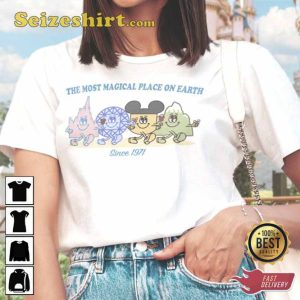 WDW The Most Magical Place On Earth Retro Cartoon T-Shirt