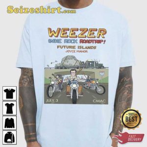 Weezer Indie Rock Roadtrip Album Cover T-shirt