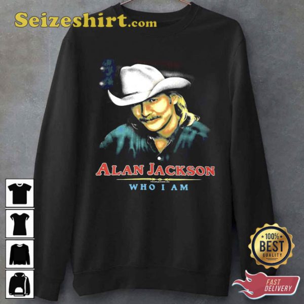 Who I Am Single Vintage 90s 1994 Alan Jackson Unisex T-Shirt