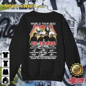 Metallica 72 2023 – 2024 Seasons World Tour T-Shirt Band Fan Shirt Hoodie -  AnniversaryTrending
