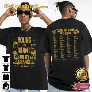 Young The Giant Milky Chance World Tour 2023 Tee Shirt