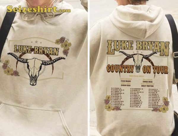 Luke Bryan Country On Tour 2023 Gift For Fan T-Shirt