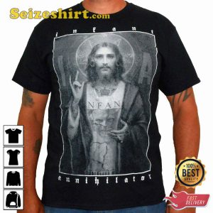 Unique INFANT ANNIHILATOR Jesus Mens T-Shirt