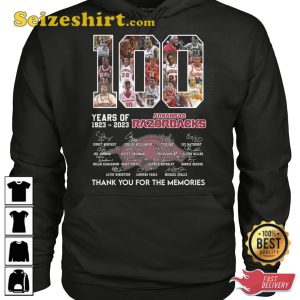 Arkansas Razorbacks 100 Years Of 1923 2023 T-Shirt