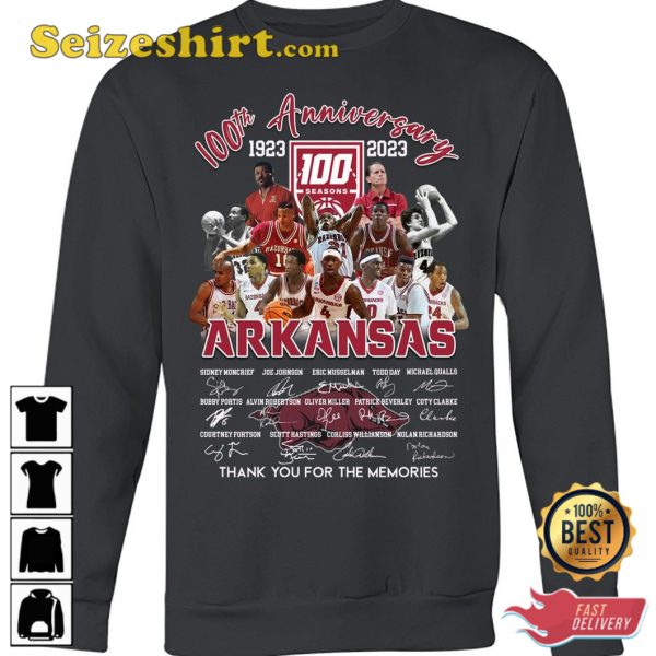 Arkansas 100th Anniversary 1923 2023 T-Shirt