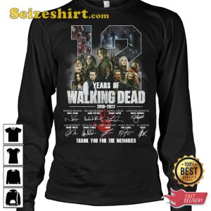 12 Years Of The Walking Dead 2010 2022 T-Shirt