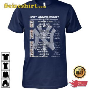 New York Yankees 120th Anniversary T-Shirt