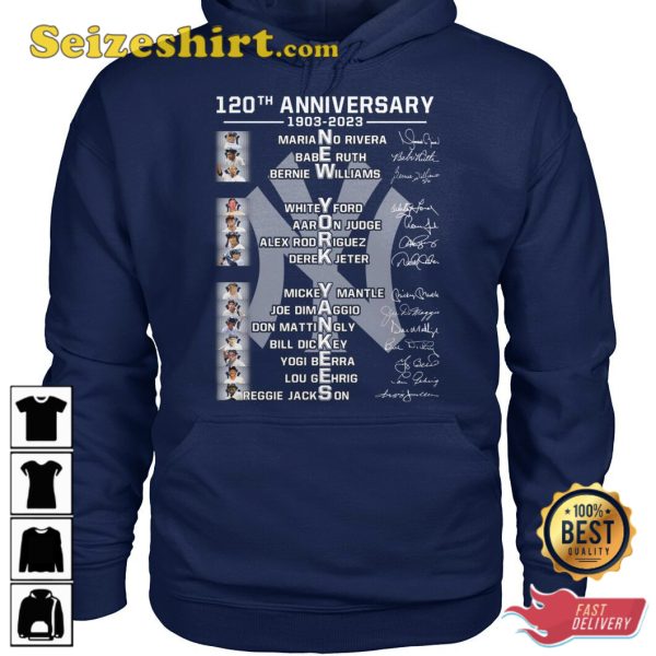 New York Yankees 120th Anniversary T-Shirt