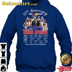 Kansas Jayhawks 125th Anniversary 1898 2023 T-Shirt