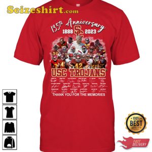 Usc Trojans 135th Anniversary 1888 2023 T-Shirt