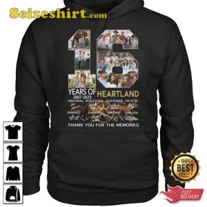 Heartland 16 Years Of 2007 2023 Thank You For The Memories T-Shirt