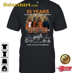 Led Zeppelin 1968 2023 Thank You For The Memories T-Shirt