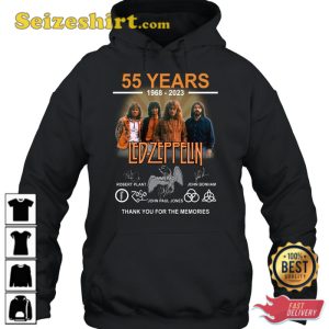 Led Zeppelin 1968 2023 Thank You For The Memories T-Shirt