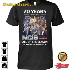 20 Years 2003 2023 Ncis All Of The Season T-Shirt