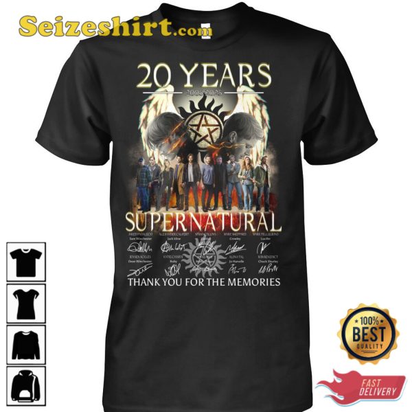 20 Years 2005 2025 Super Natural T-Shirt