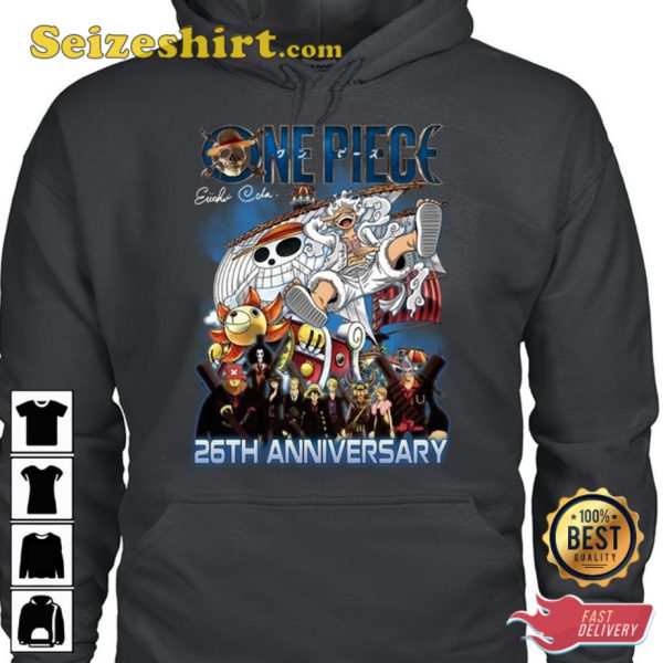 One Piece Anime 26th Anniversary T-Shirt