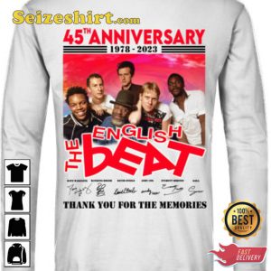 45th Anniversary 1978 2023 The Beat English T-Shirt