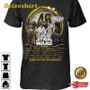 Star Wars 46 Years 1977 2023 Signature T-Shirt