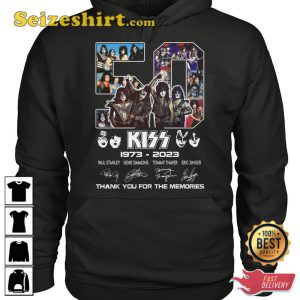 50 Years Of Kiss 1973 2023 T-Shirt