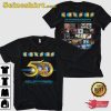 50th Anniversary Kansas Rock Band Tour Thanks For The Memories Concert T-Shirt