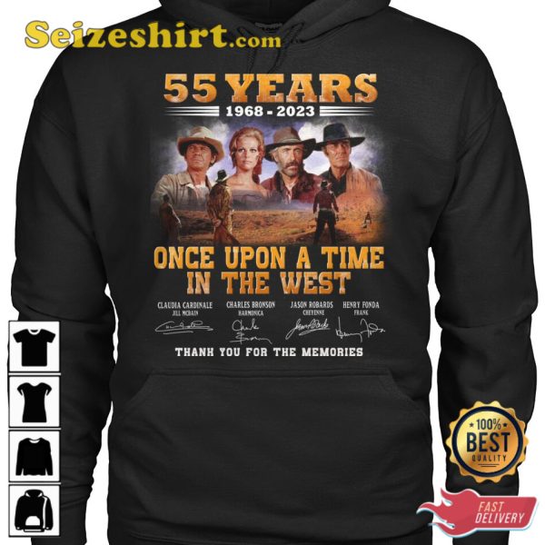 55 Years 1968 2023 Once Upon A Time In The West T-Shirt