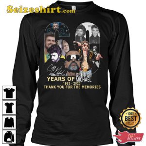 60 Years Of 1963 2023 George Michael T-Shirt