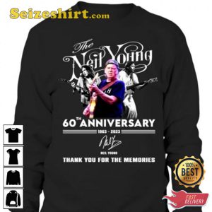 60th Anniversary 1963 2023 Neil Young T-Shirt