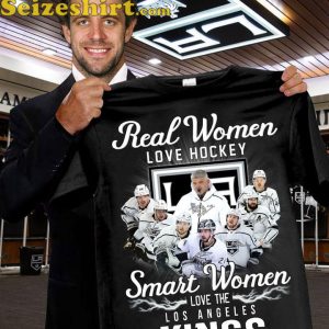 Smart Women Love The Los Angeles Kings Tee Shirt