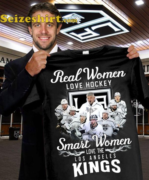 Smart Women Love The Los Angeles Kings Tee Shirt