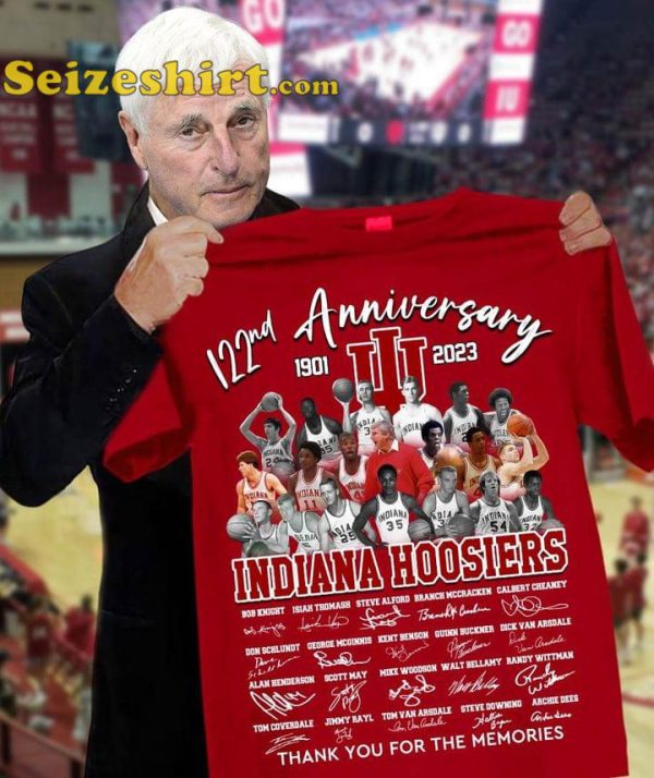 Indiana Hoosiers 122nd Anniversary 1901-2023 T-Shirt