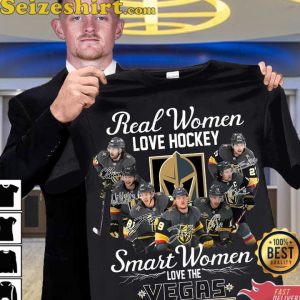 Smart Women Love The Vegas Goloen Knights T-shirt