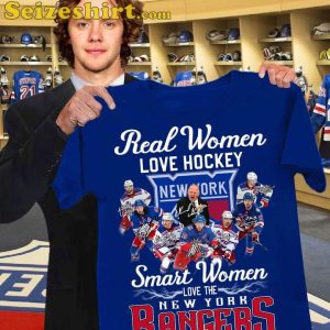 New York Rangers Read Women Love Hockey T-Shirt