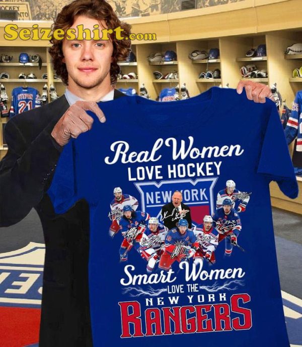 New York Rangers Read Women Love Hockey T-Shirt