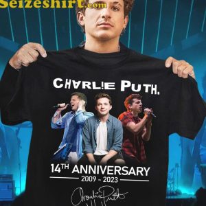 Charles Puth Singer 14th Anniversary 2009 2023 Shirt