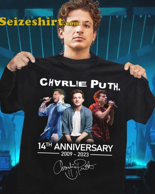 Charles Puth Singer 14th Anniversary 2009 2023 Shirt
